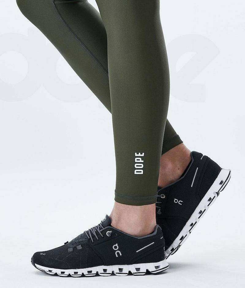 Olive Women's Dope Lofty Tech Leggings | India_D1285