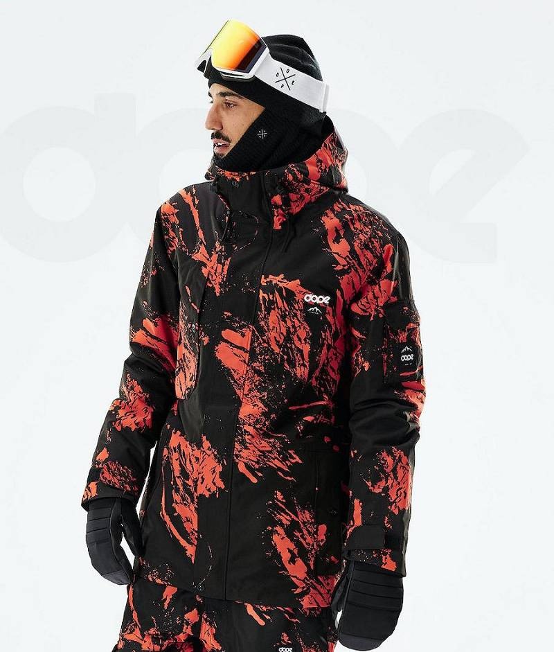 Orange Men\'s Dope Adept 2021 Ski Jackets | India_D1455