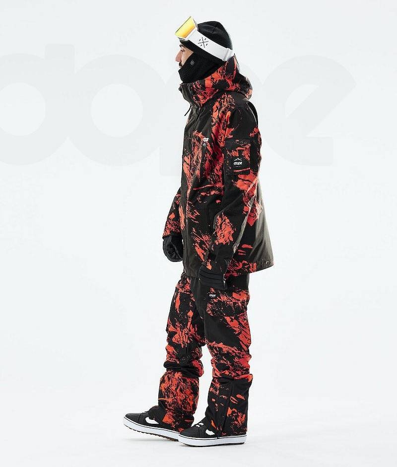 Orange Men's Dope Adept 2021 Snowboard Jackets | India_D1638