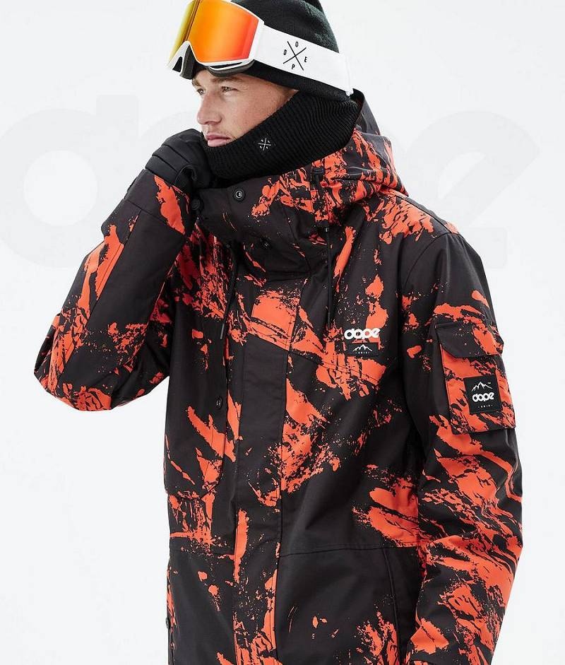 Orange Men's Dope Adept Ski Jackets | India_D1239