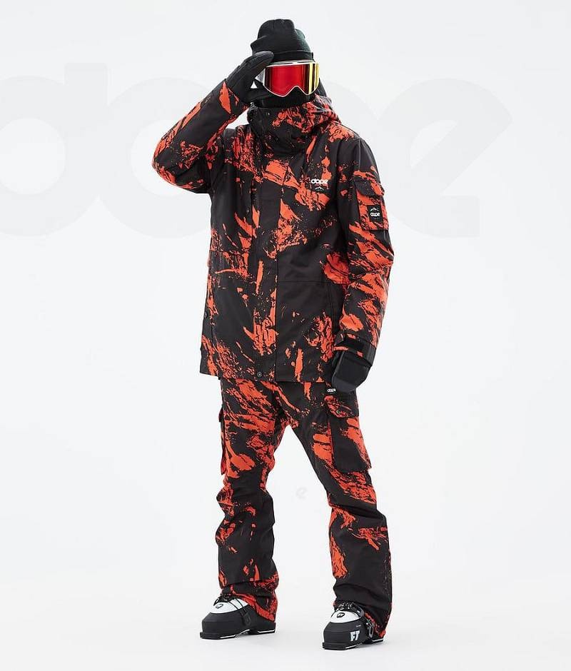 Orange Men's Dope Adept Ski Jackets | India_D1239