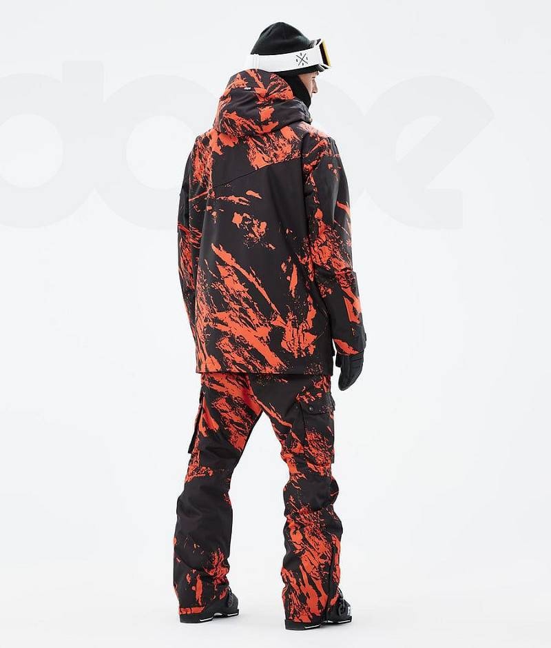 Orange Men's Dope Adept Ski Jackets | India_D1239