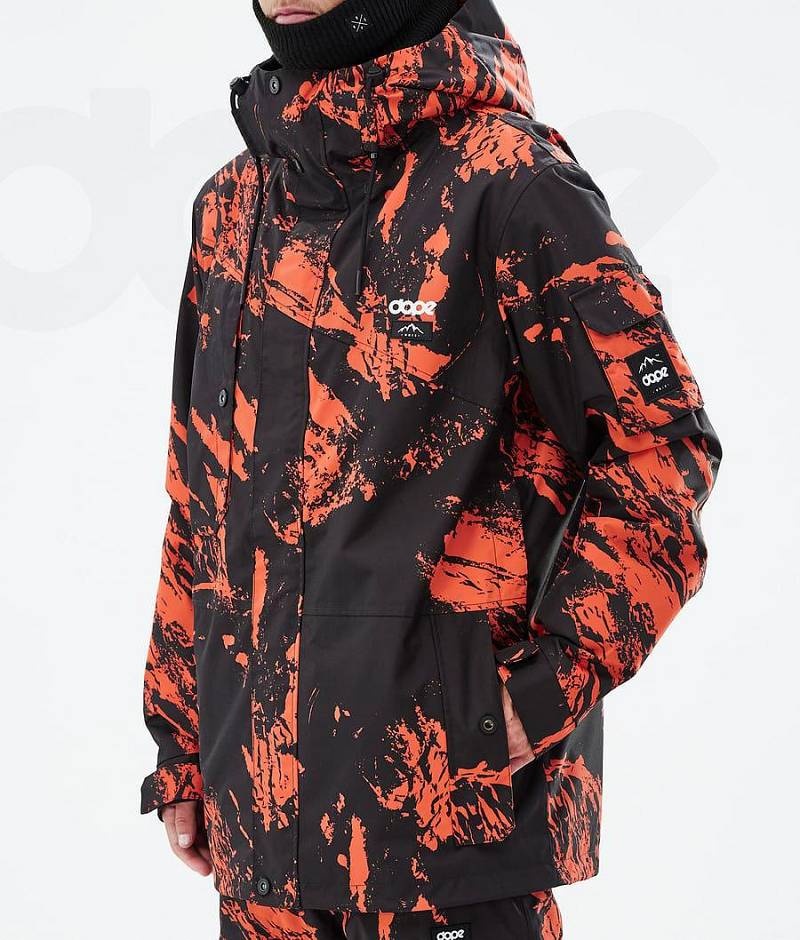 Orange Men's Dope Adept Ski Jackets | India_D1239