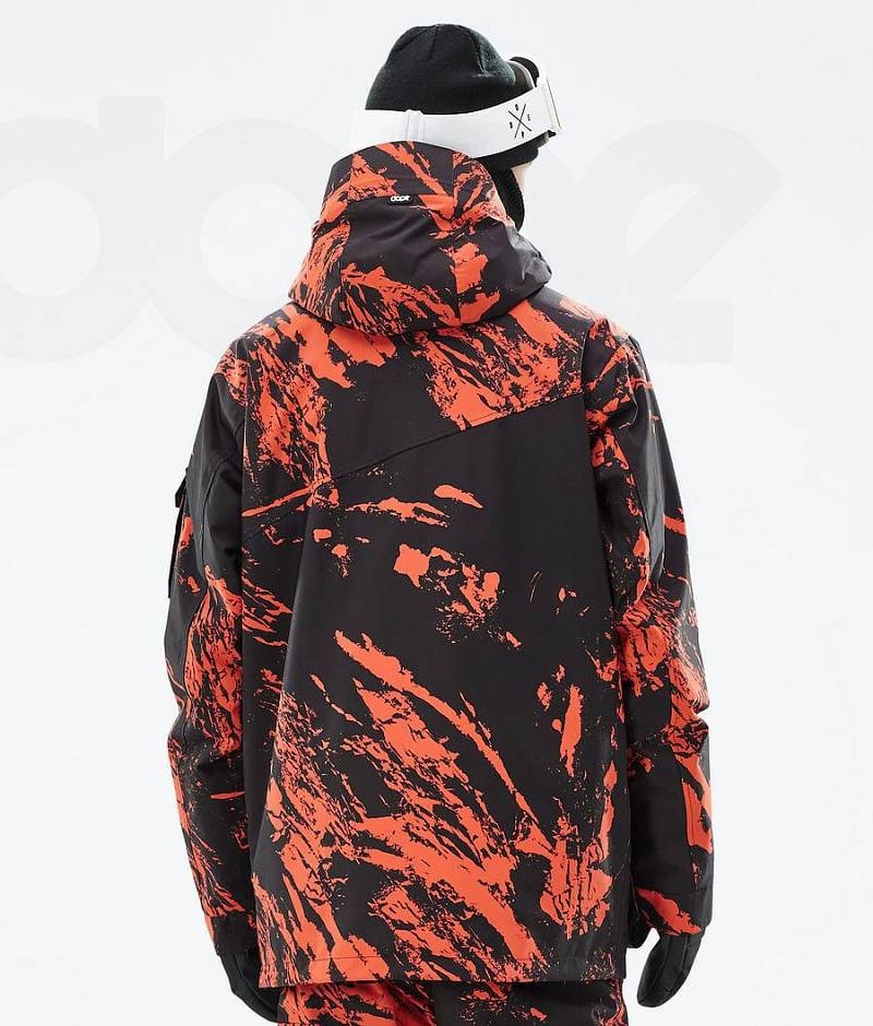 Orange Men's Dope Adept Ski Jackets | India_D1239