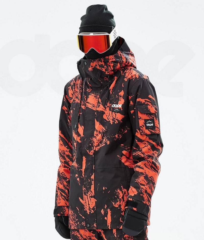 Orange Men\'s Dope Adept Ski Jackets | India_D1239