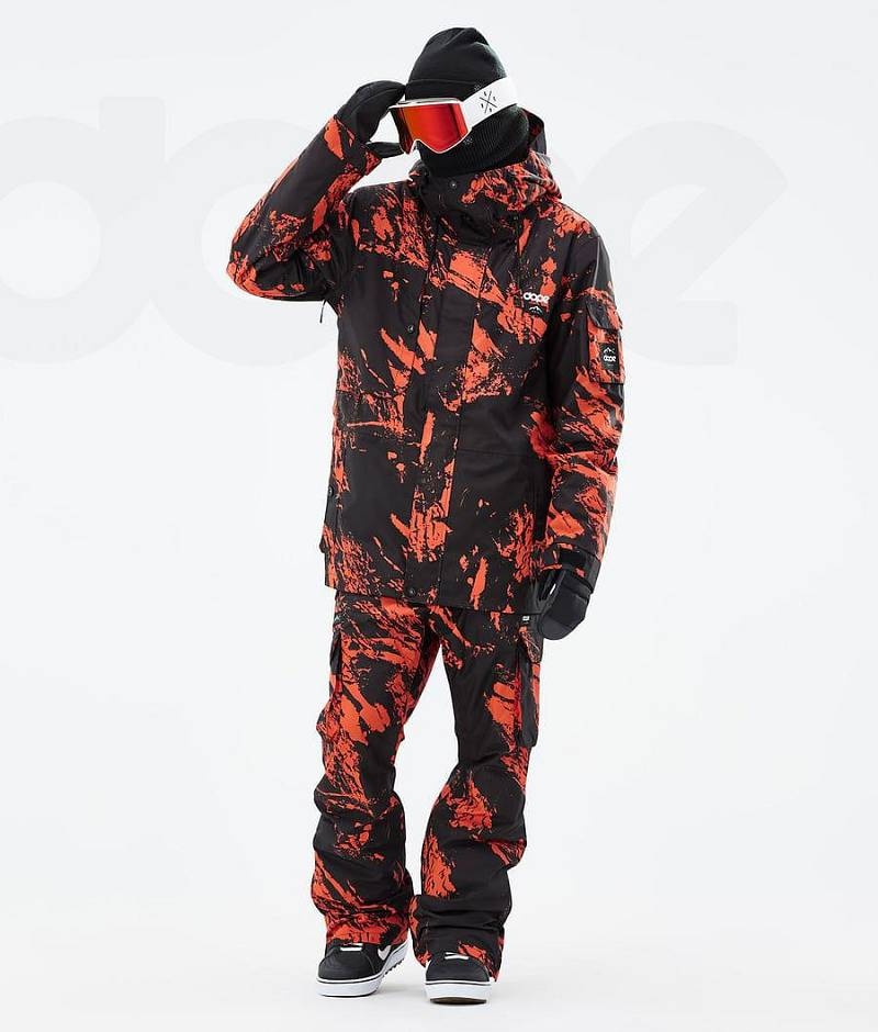 Orange Men's Dope Adept Snowboard Jackets | India_D2167