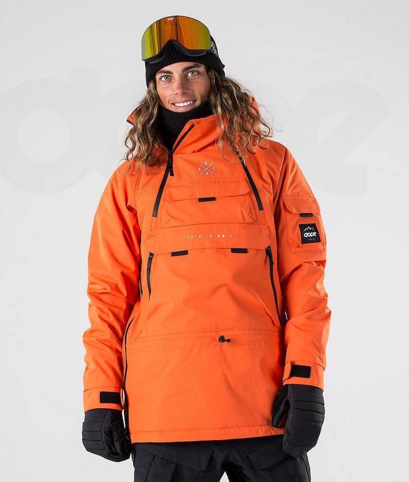 Orange Men\'s Dope Akin 2019 Snowboard Jackets | India_D1485