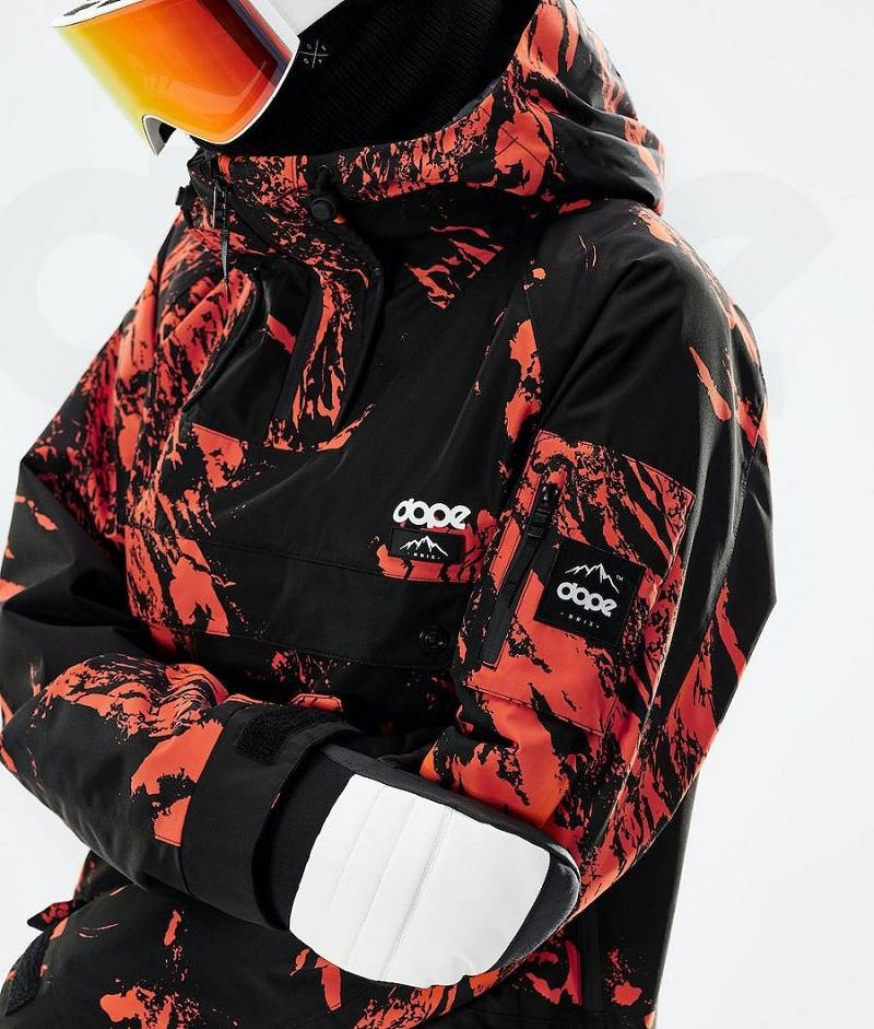 Orange Men's Dope Annok 2021 Ski Jackets | India_D1839