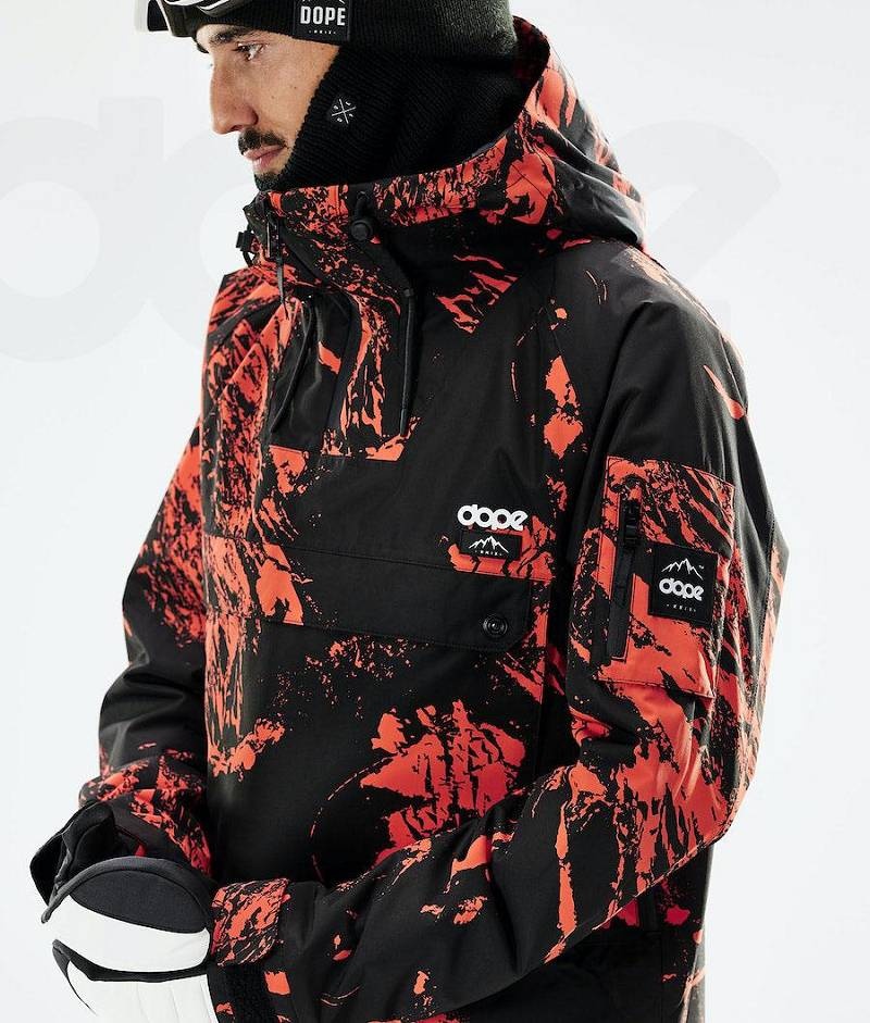 Orange Men's Dope Annok 2021 Ski Jackets | India_D1839