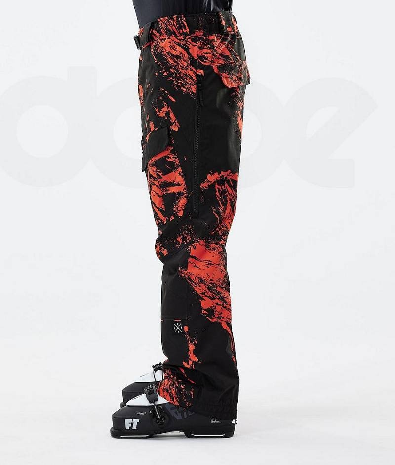 Orange Men's Dope Antek 2021 Ski Pants | India_D1794