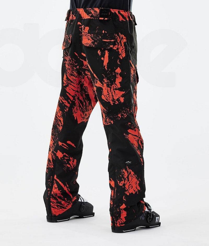 Orange Men's Dope Antek 2021 Ski Pants | India_D1794