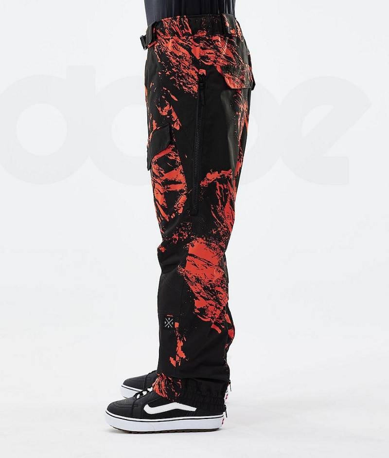 Orange Men's Dope Antek 2021 Snowboard Pants | India_D1489