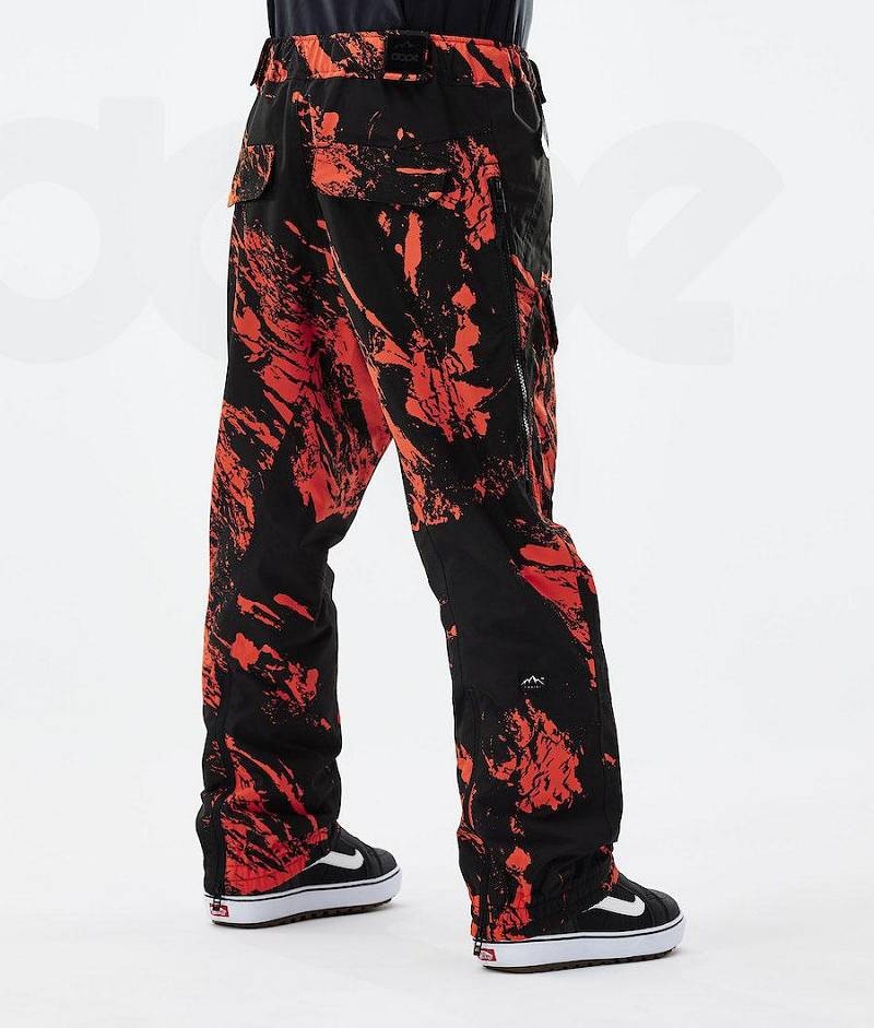 Orange Men's Dope Antek 2021 Snowboard Pants | India_D1489