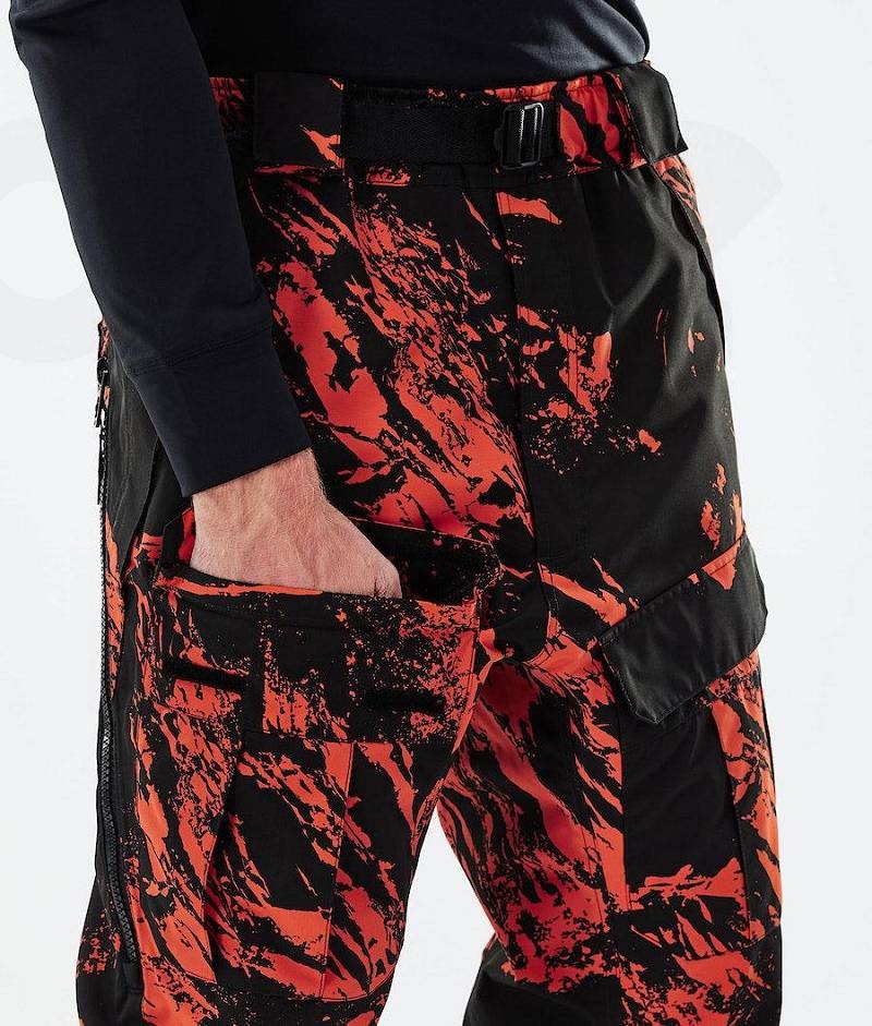 Orange Men's Dope Antek 2021 Snowboard Pants | India_D1489