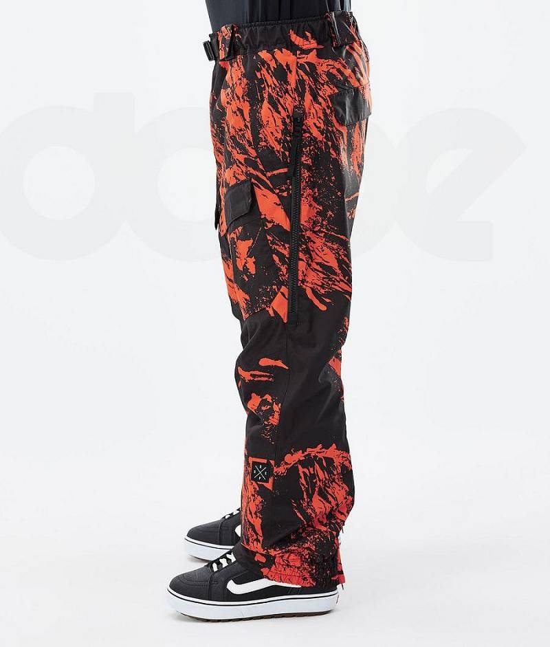 Orange Men's Dope Antek Snowboard Pants | India_D1625