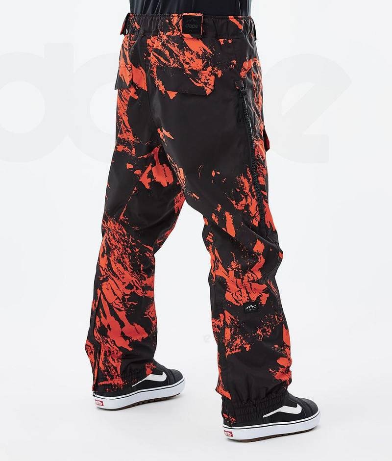 Orange Men's Dope Antek Snowboard Pants | India_D1625