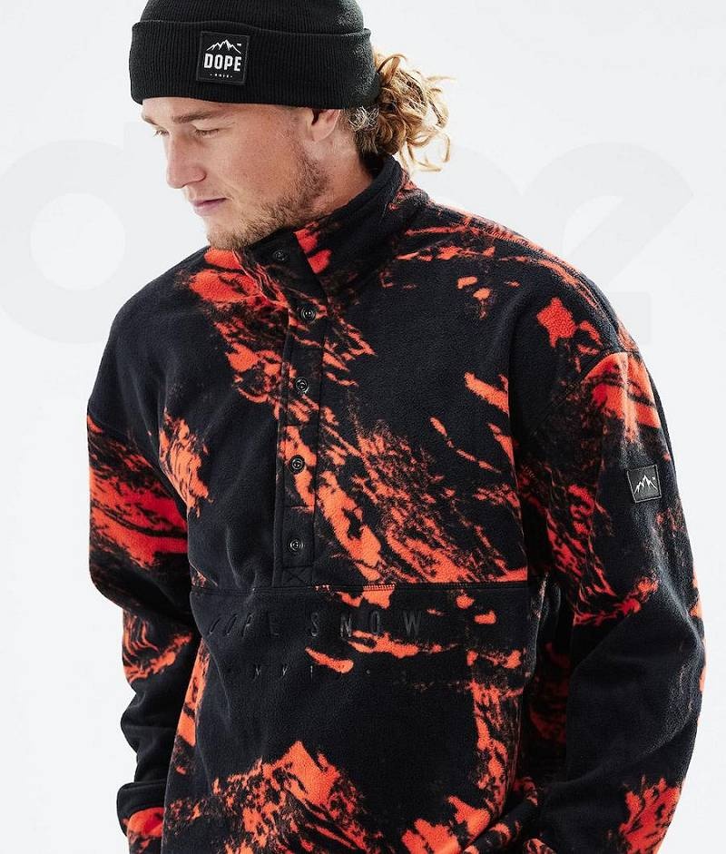 Orange Men's Dope Comfy 2021 Fleece | India_D1222