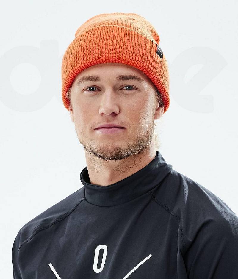 Orange Men's Dope Drifter II Beanies | India_D1174