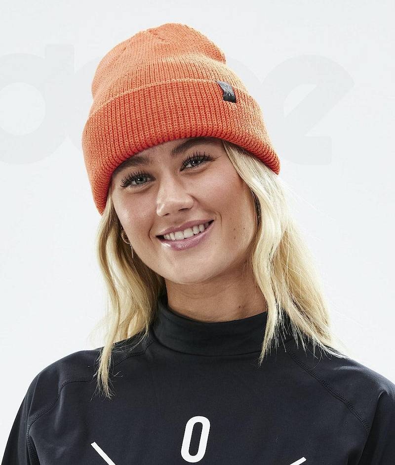 Orange Men's Dope Drifter II Beanies | India_D1174