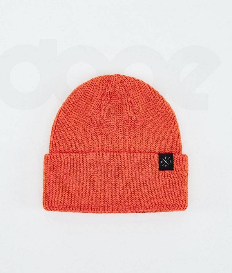 Orange Men\'s Dope Drifter II Beanies | India_D1174