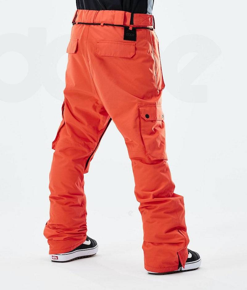 Orange Men's Dope Iconic 2021 Snowboard Pants | India_D1109