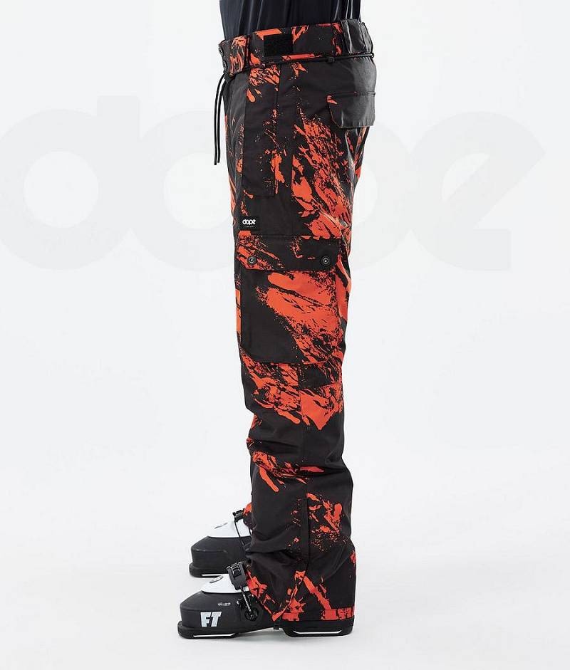 Orange Men's Dope Iconic Ski Pants | India_D1546