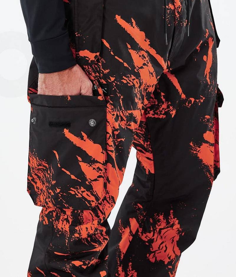 Orange Men's Dope Iconic Ski Pants | India_D1546