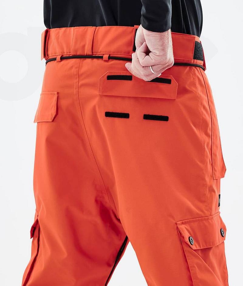 Orange Men's Dope Iconic Ski Pants | India_D2397