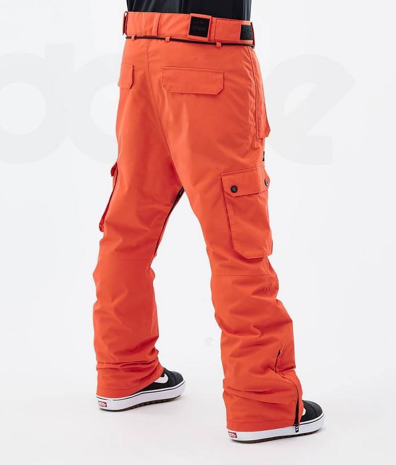 Orange Men's Dope Iconic Snowboard Pants | India_D1533