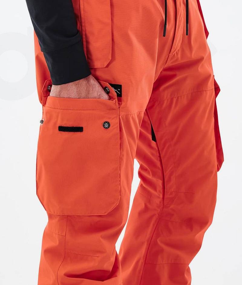 Orange Men's Dope Iconic Snowboard Pants | India_D1533