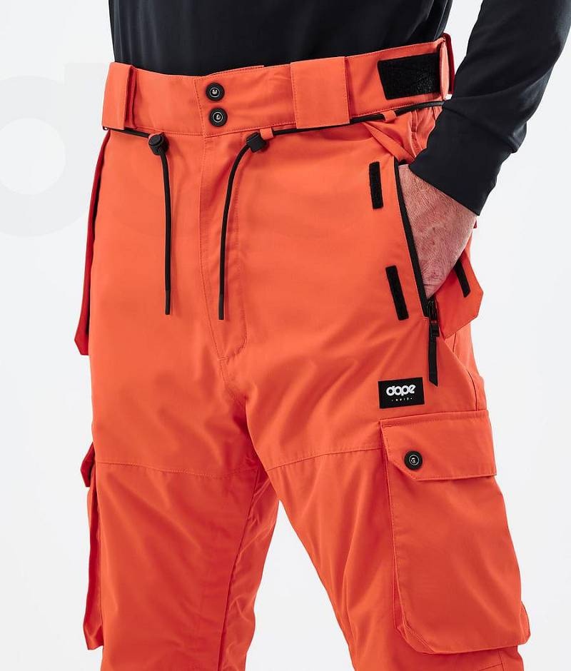 Orange Men's Dope Iconic Snowboard Pants | India_D1533