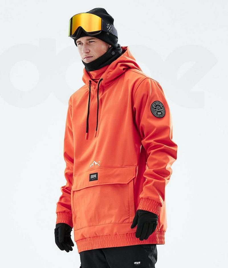 Orange Men\'s Dope Wylie Ski Jackets | India_D1645