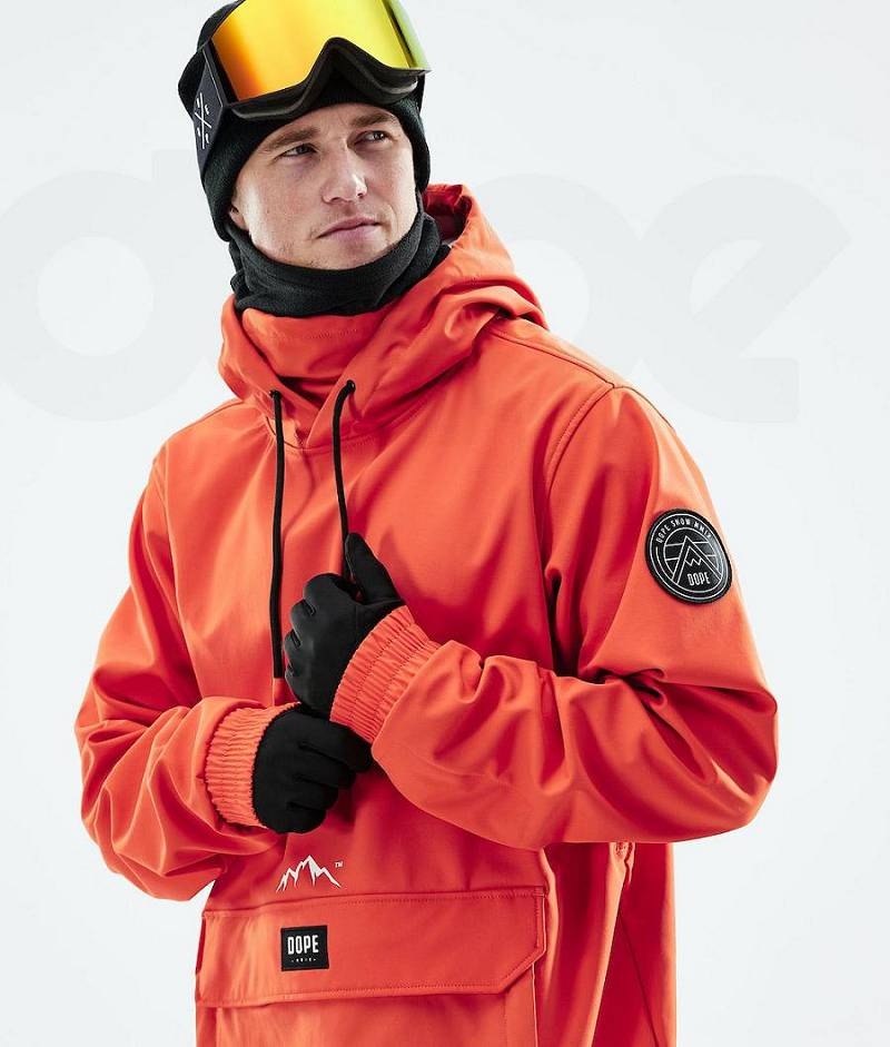 Orange Men's Dope Wylie Snowboard Jackets | India_D2120