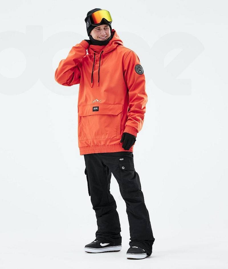 Orange Men's Dope Wylie Snowboard Jackets | India_D2120