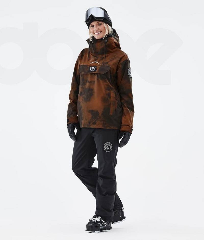 Orange Women's Dope Blizzard W Ski Jackets | India_D1054