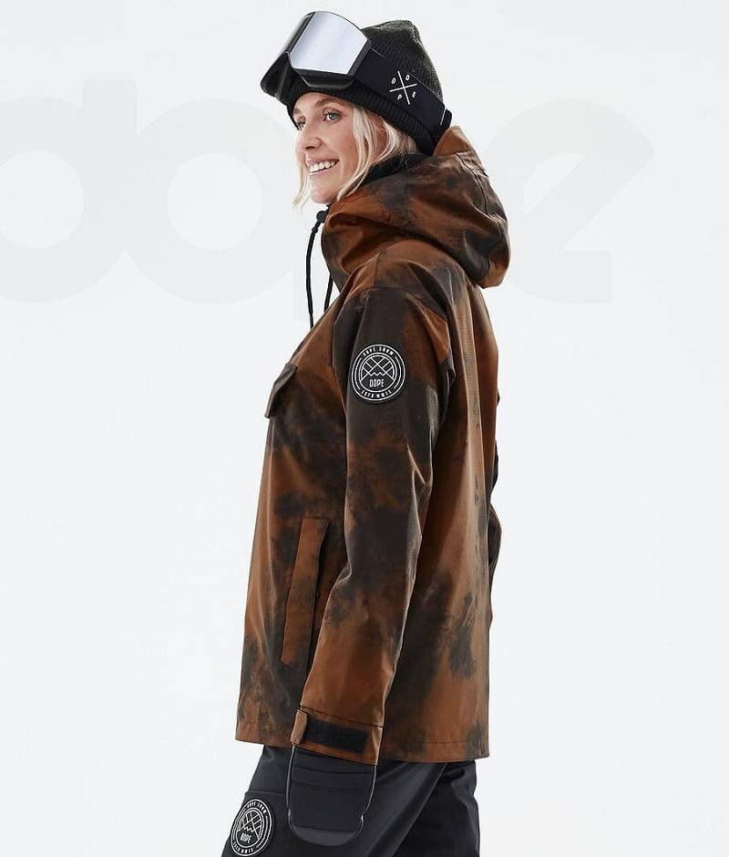 Orange Women's Dope Blizzard W Ski Jackets | India_D1054