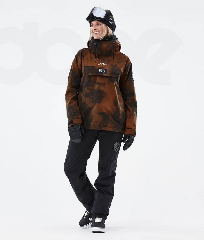 Orange Women's Dope Blizzard W Snowboard Jackets | India_D1352