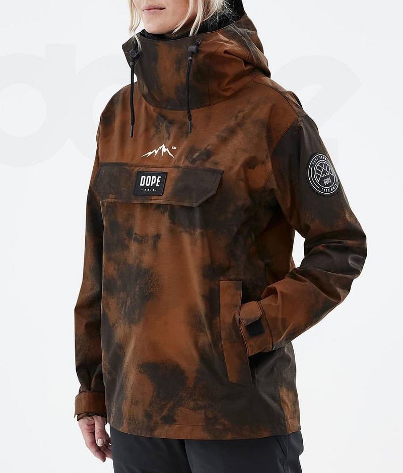 Orange Women's Dope Blizzard W Snowboard Jackets | India_D1352