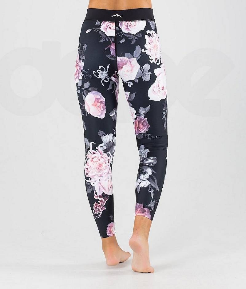 Pink Flower Women's Dope Snuggle W Base Layer Pants | India_D1155