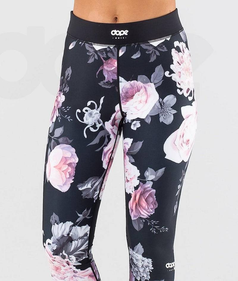 Pink Flower Women's Dope Snuggle W Base Layer Pants | India_D1155