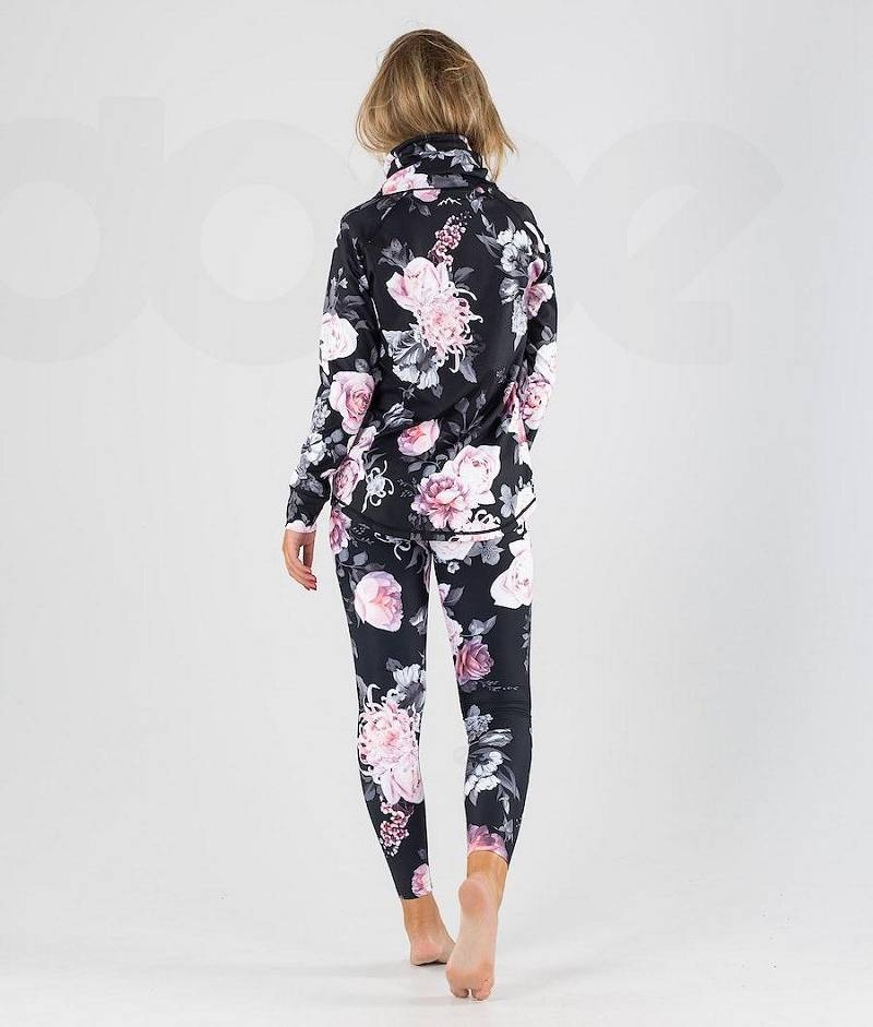 Pink Flower Women's Dope Snuggle W Base Layer Pants | India_D1155