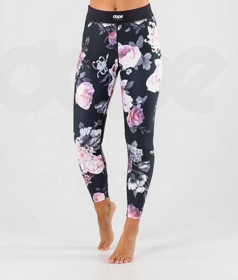 Pink Flower Women\'s Dope Snuggle W Base Layer Pants | India_D1155