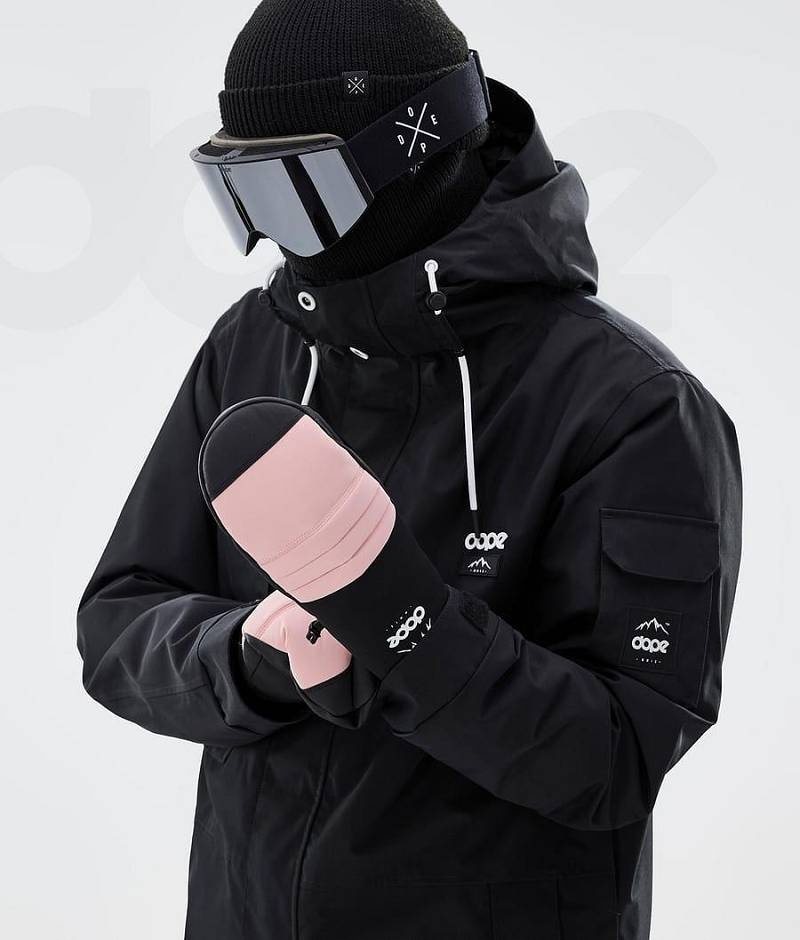 Pink Men's Dope Ace Snowboard Gloves | India_D1167