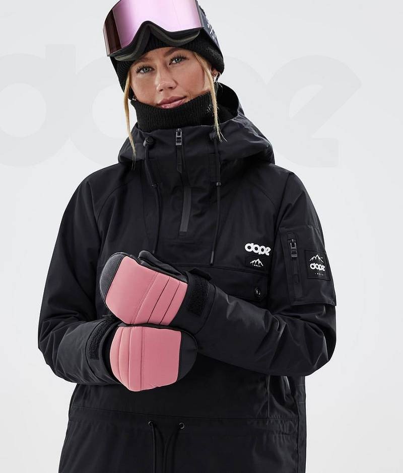 Pink Men's Dope Ace Snowboard Gloves | India_D1452