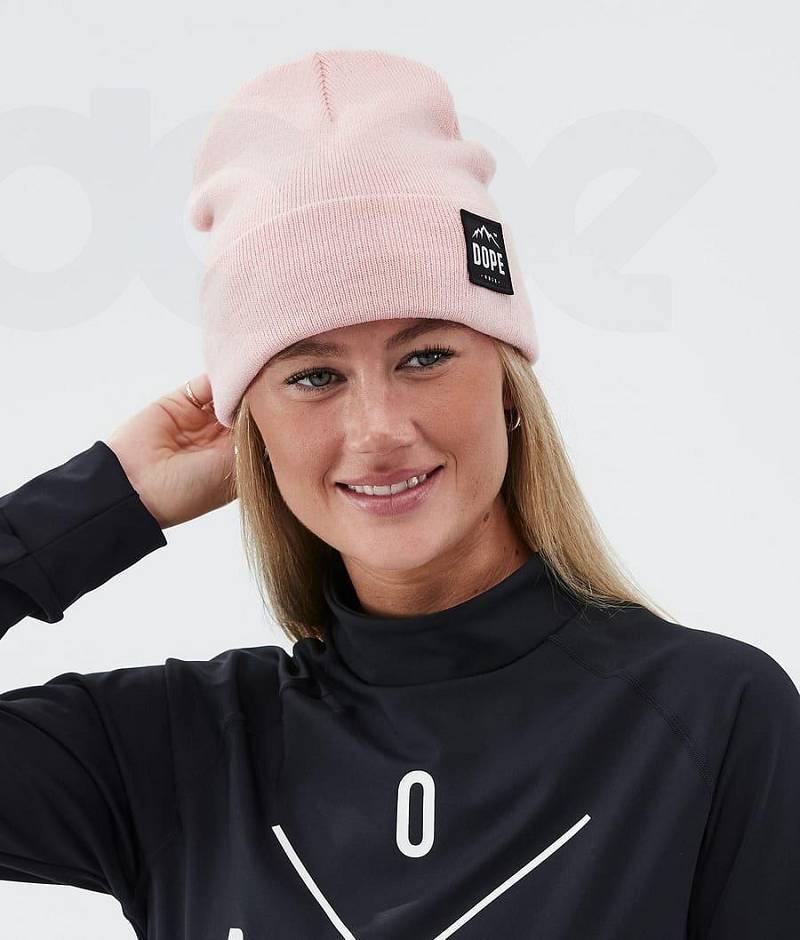 Pink Men's Dope Paradise Beanies | India_D1079