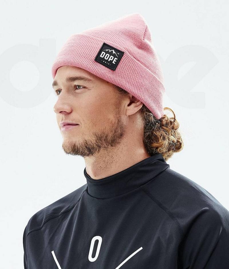 Pink Men's Dope Paradise Beanies | India_D1200