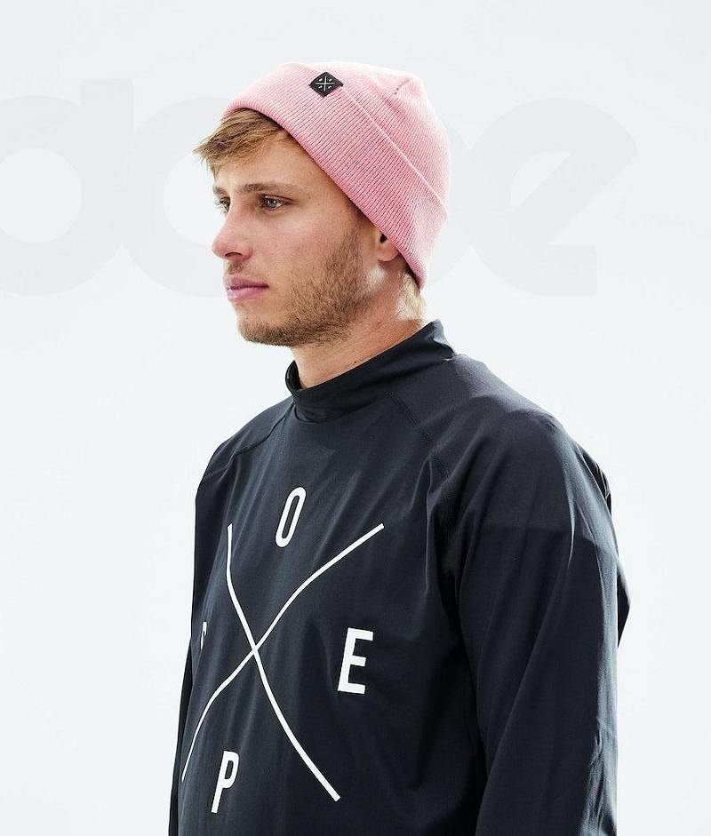 Pink Men's Dope Solitude Beanies | India_D1992