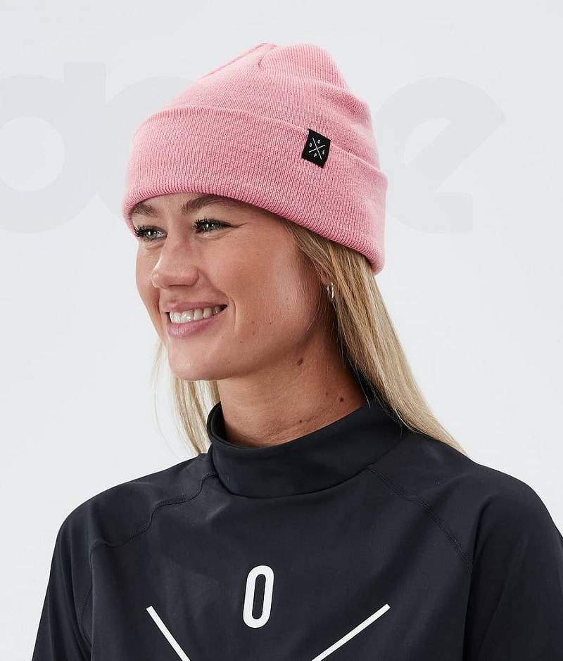 Pink Men's Dope Solitude Beanies | India_D2426