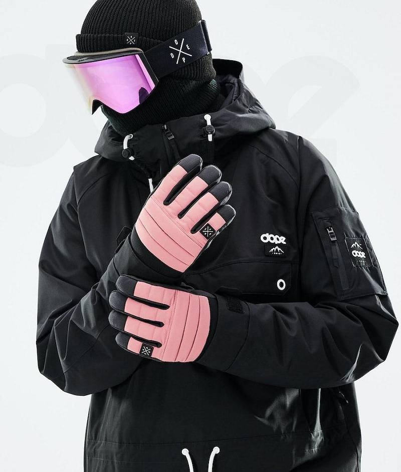 Pink Women's Dope Ace 2021 Snowboard Gloves | India_D1913