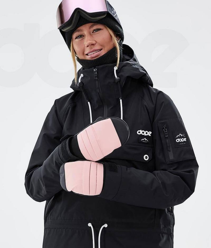 Pink Women's Dope Ace Snowboard Gloves | India_D2003